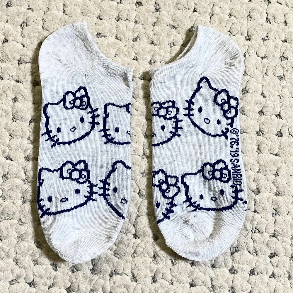 Hello Kitty 6 CAT FACE Socks NEW Limited Edition sanrio adult Authentic 578
